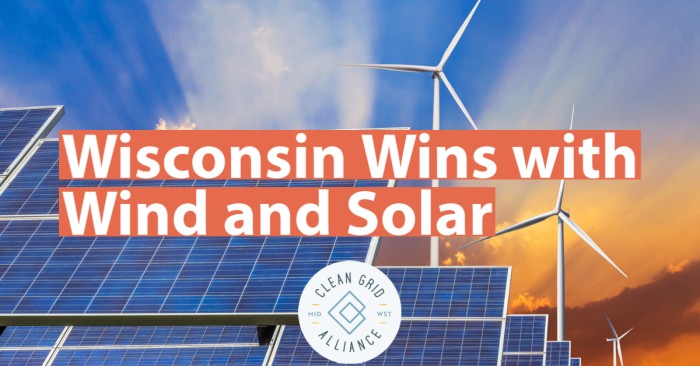 Wisconsin Wins with Wind and Solar